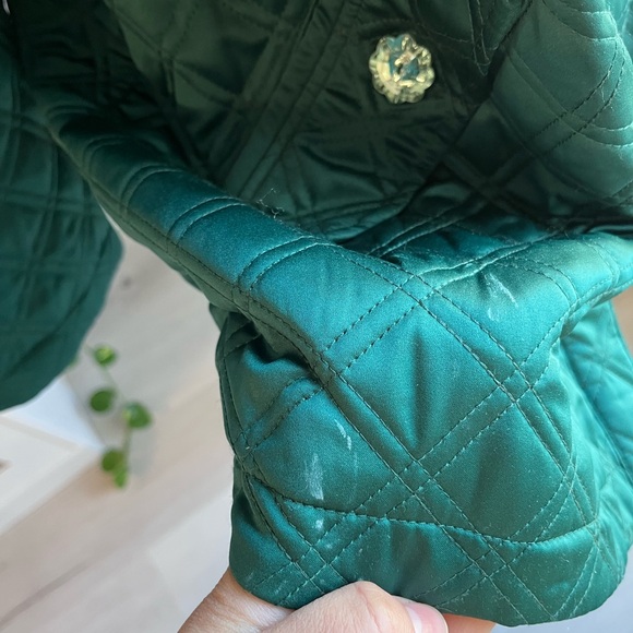 Hill House Deep Green Quilted Puffer Jacket - Picture 6 of 11